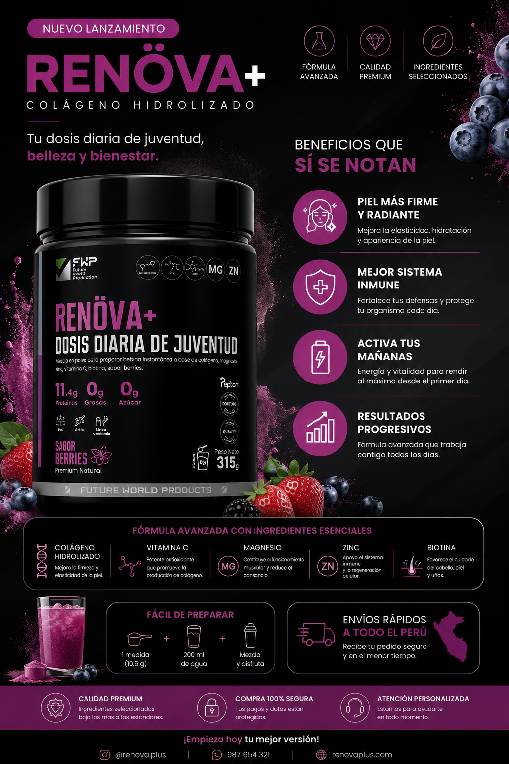RENOVA+ TU DOSIS DIARIA DE JUVENTUD